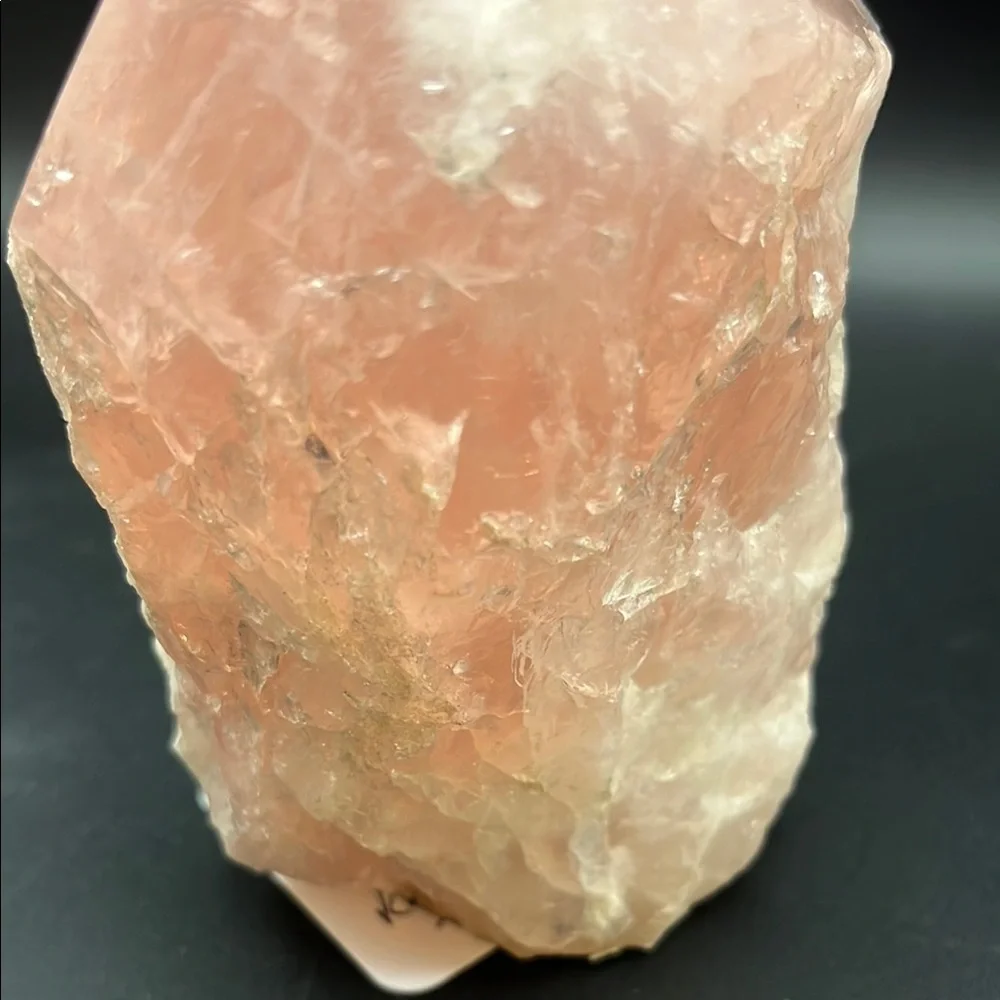 Rose Quartz Crystal Point - Picture 3 of 4